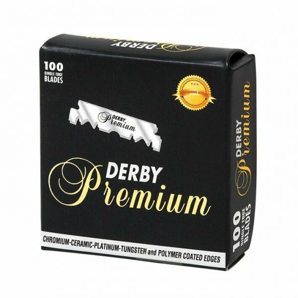 Cuchillas Derby Black Premium 50 hojas 100 mitades