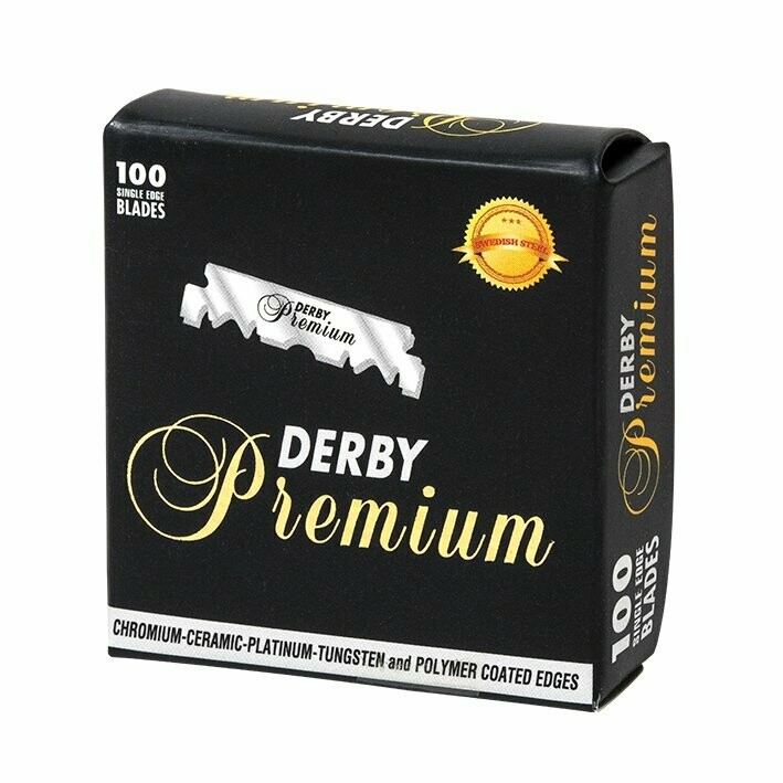Cuchillas Derby Black Premium 50 hojas 100 mitades