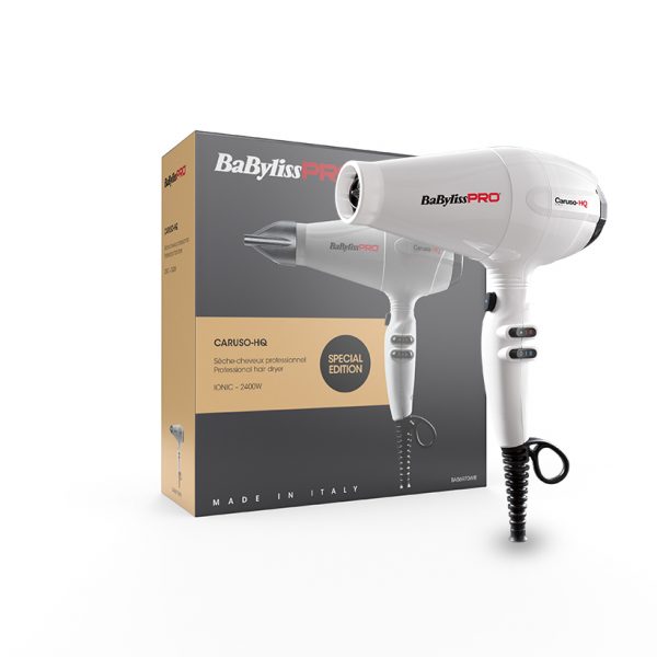 Secador BabylissPro Caruso-HQ dryer 2400 W. Blanco