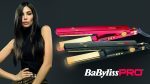 Plancha babyliss Pro titanium - ionic roja