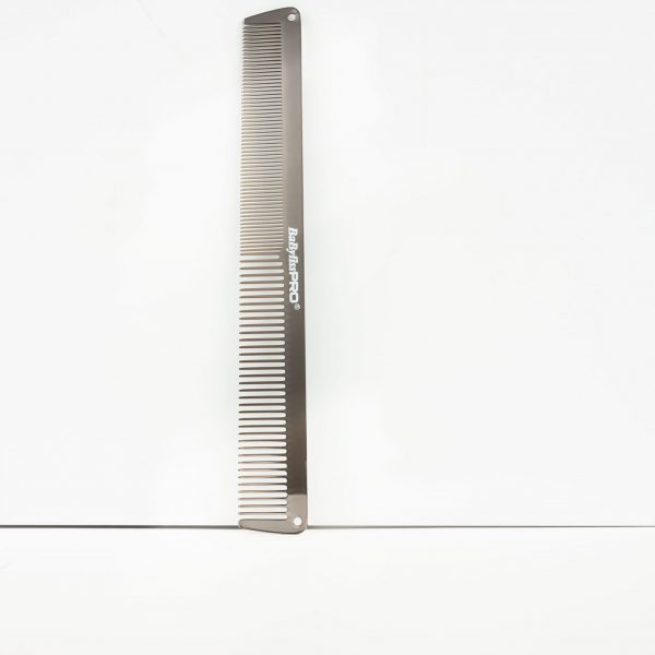 Peine Babyliss Pro metal 19cm gunsteel