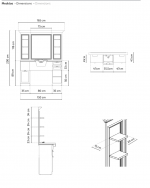 Tocador JULES B Cerámica Blanca