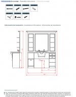 Tocador JULES B Cerámica Blanca