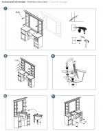 Tocador JULES B Cerámica Blanca