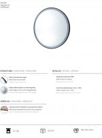 Tocador OKE 6B espejo redondo