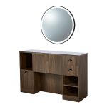 Tocador OKE 6B espejo redondo