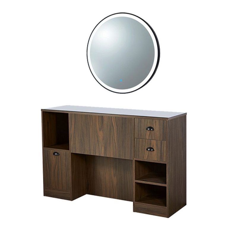 Tocador OKE 6B espejo redondo