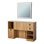 Tocador OKE 8BR espejo cuadrado