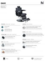 Sillón Barbero Dave negro