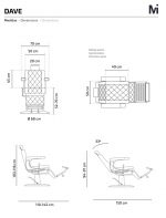 Sillón Barbero Dave negro