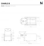 Lavacabezas Charls eléctrico pica blanca - Imagen 10