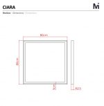 Tocador Peluquería Cuadrado Ciara - Imagen 3