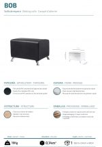 Sofá espera BOB negro