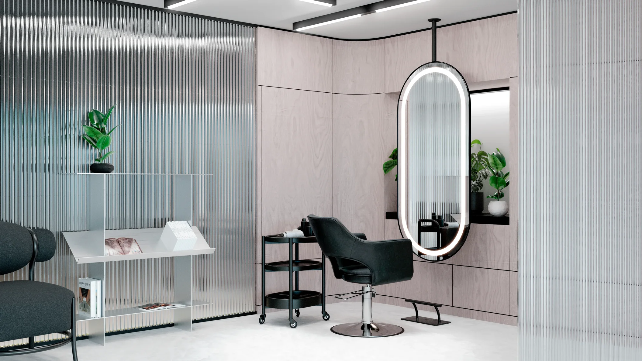 LOOP black Styling Unit - 2112 x 1188 Tocador led Loop negro