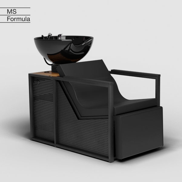 Lavacabezas Electrico E-Basil negro pica negra