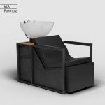 Lavacabezas Electrico E-Basil negro pica blanca