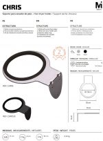 Portasecador anilla Chris Mir