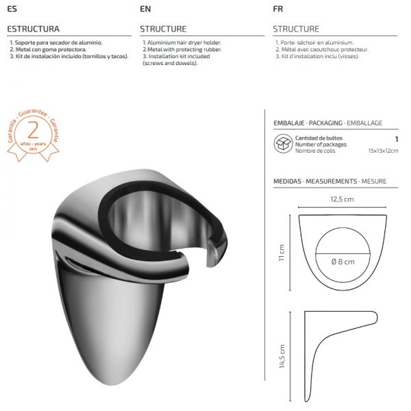Portasecador anilla Jim Mir