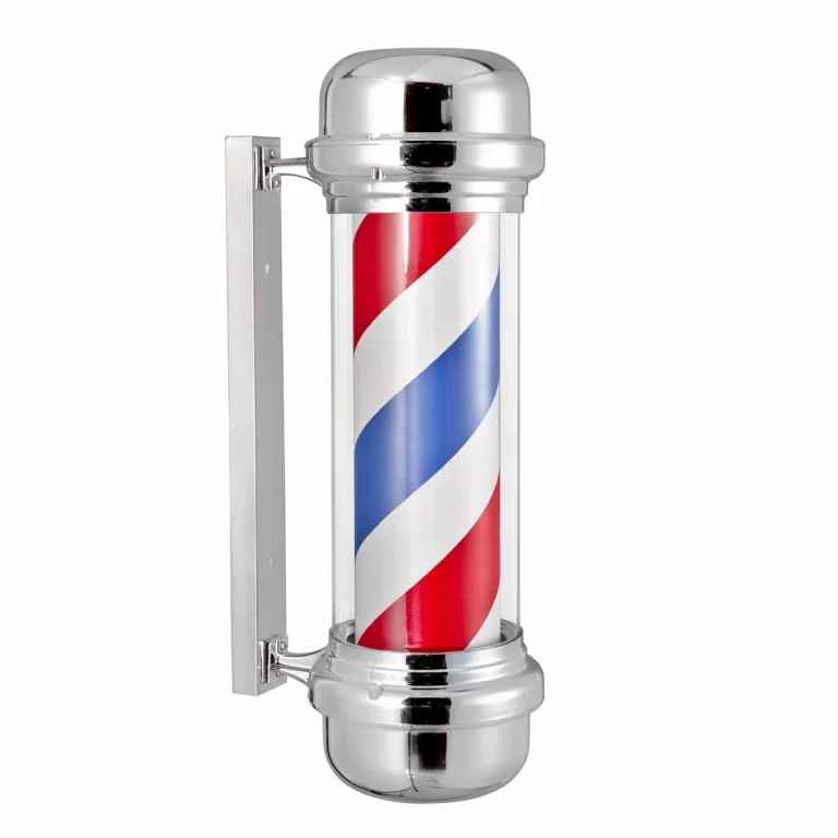 Barber Pole Pol Plateado