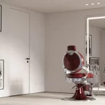 Tocador led Rec gris-plata