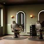 Tocador led Rim dorado