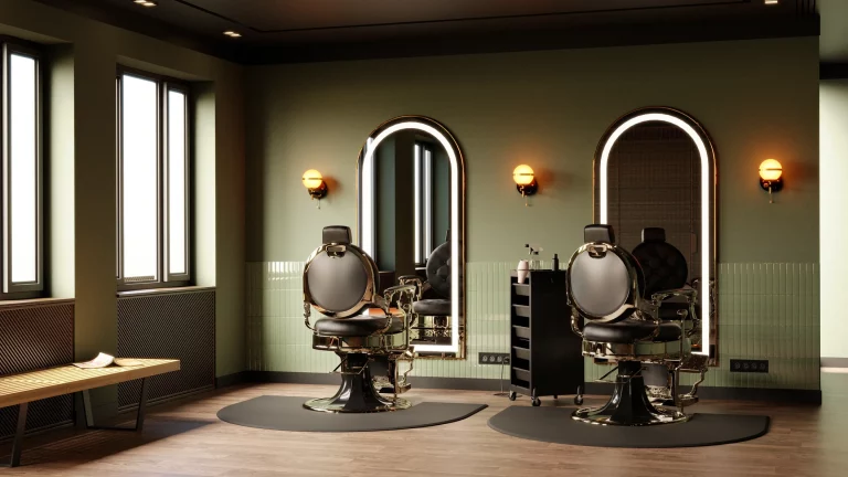 Tocador led Rim dorado