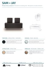 Sofá espera Sam + Jay