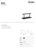 Reposapies apoyapies Peluquería Back