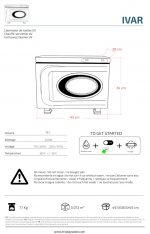 Calentador Esterilizador Toallas Ivar 18 litros