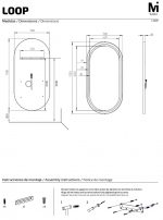 Tocador led Loop dorado - Imagen 7