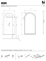 Tocador led Rim negro - Imagen 6