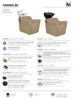 Lavacabezas Yannik marrón eléctrico pica negra