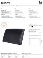 Cojín Lumbar para lavacabezas Buddy