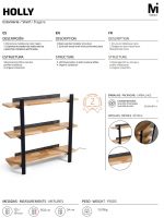 Estantería Barbería Peluquería Holly - Imagen 4