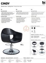 Sillón de Peluquería Cindy