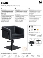 Sillón Peluquería Egan Negro S - Imagen 5