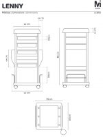 Carrito de Peluqueria Lenny Mirplay