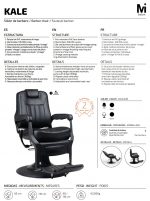 Sillón Barbero Kale negro - Imagen 9