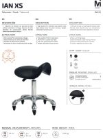 Taburete sin respaldo Ian XS