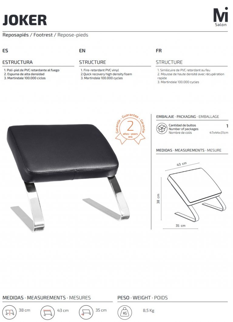 Reposapies para lavacabezas Joker