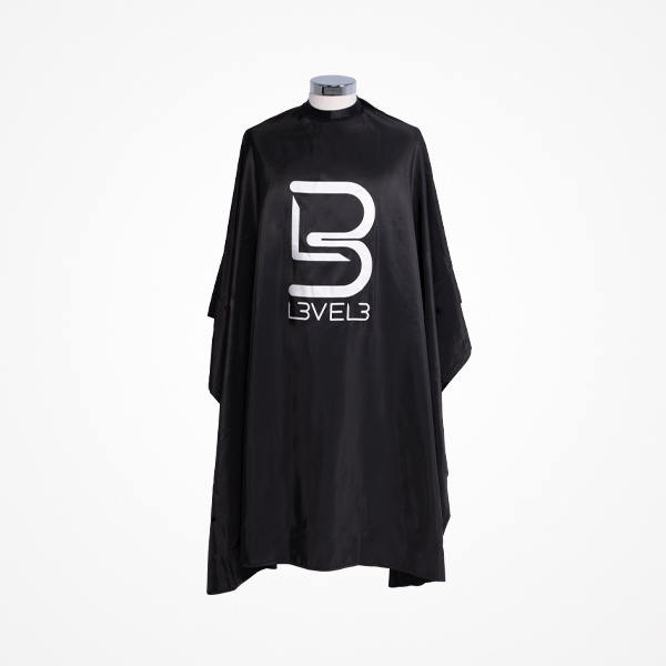 Capa cuello silicona con corchetes negra Level3