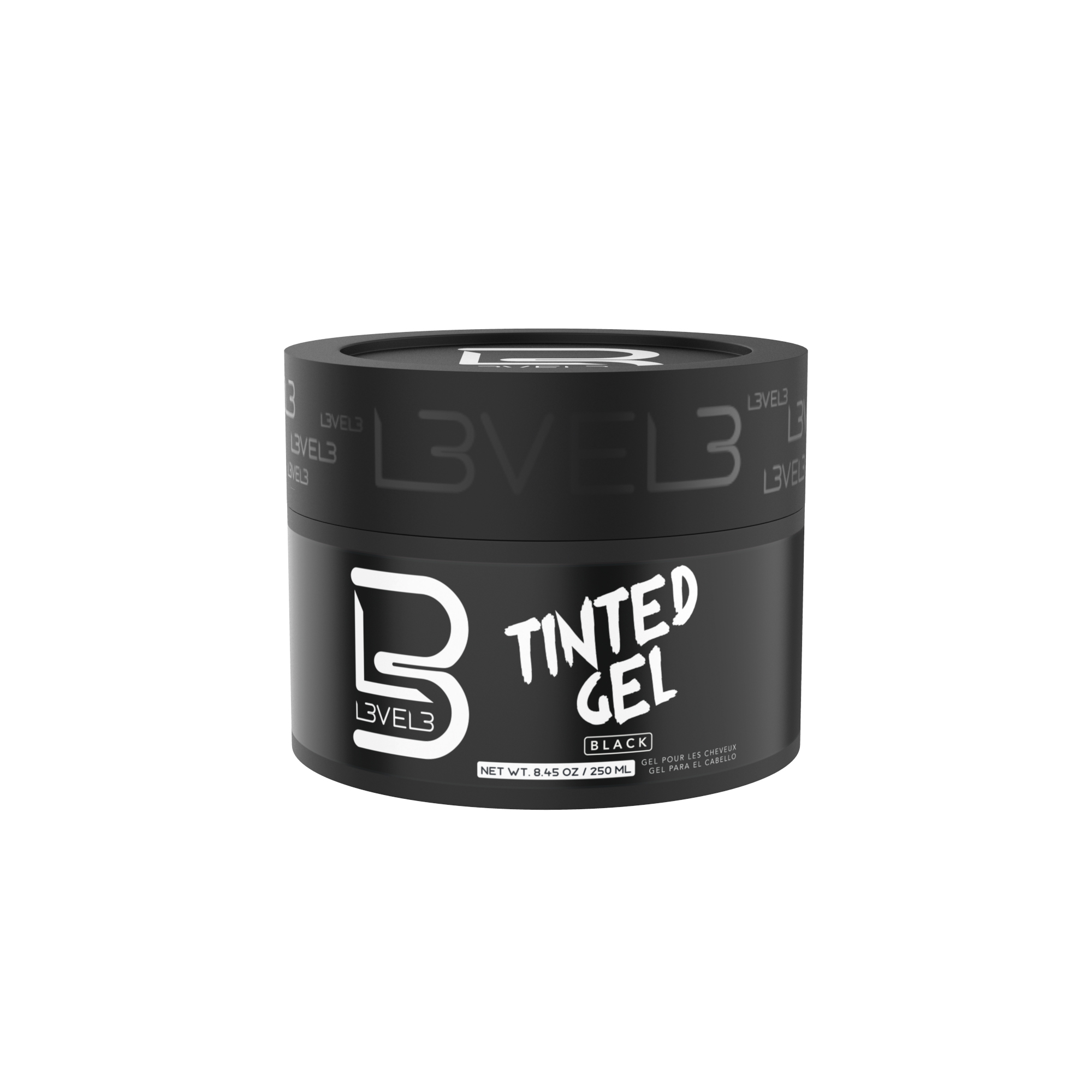 L3VEL25140_TINTED_GEL_BLACK_250 ML Tinte en Gel negro L3VEL3™ - Imagen 1