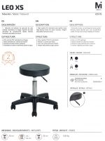 Taburete sin respaldo Leo XS