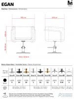 Sillón Peluquería Egan Negro S - Imagen 6