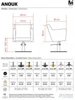 Sillón Negro Anouk B BF