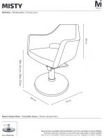 Sillón de Peluquería Misty