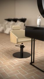 Sillón Peluquería Alya Negro B R - Imagen 5