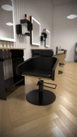 Sillón Peluquería Alya Negro B R - Imagen 2