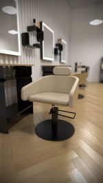 Sillón Peluquería Alya Negro B R - Imagen 4