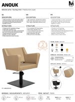 Sillón Negro Anouk B BF